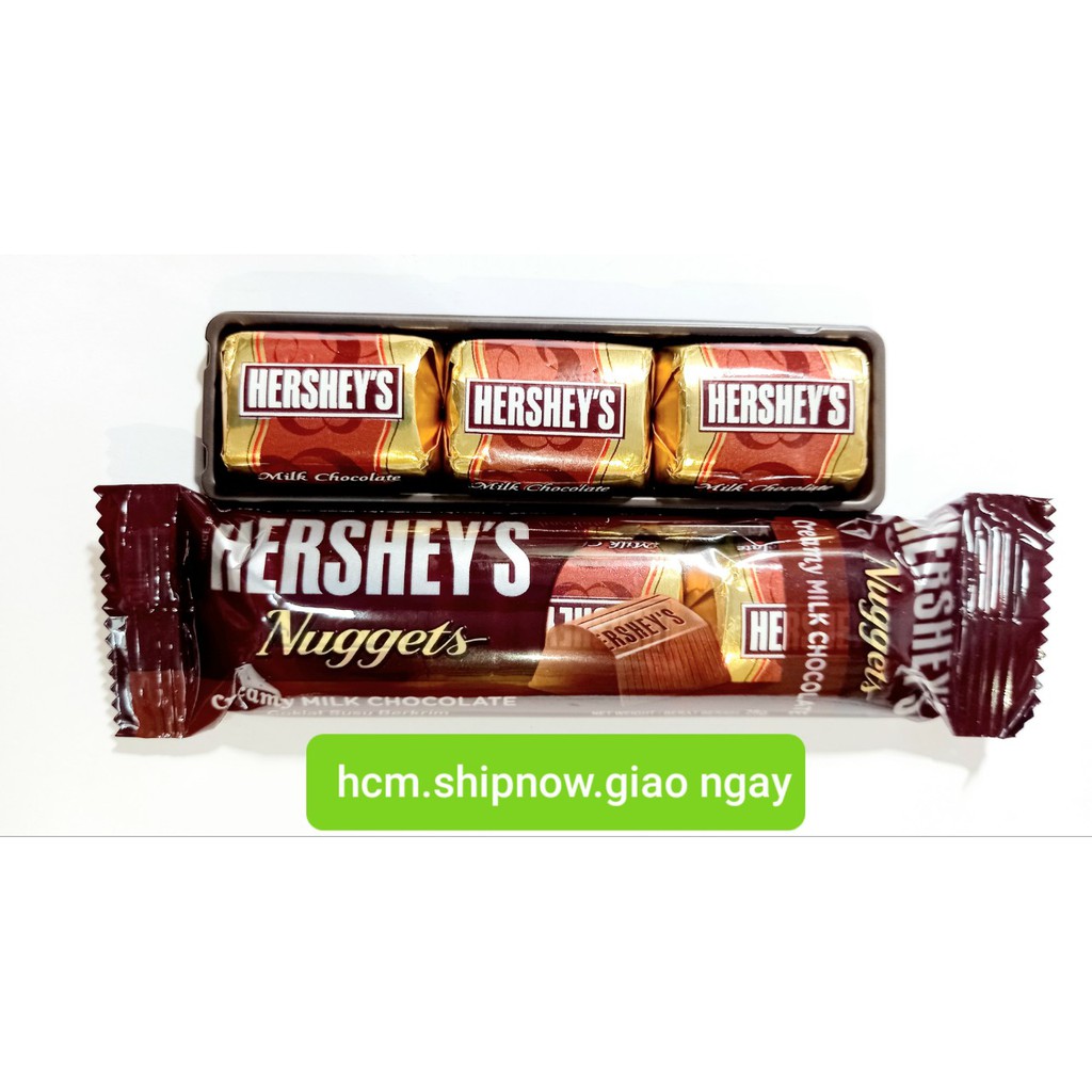 socola sữa Hershey's Nuggets 28gr, 1.9.2021