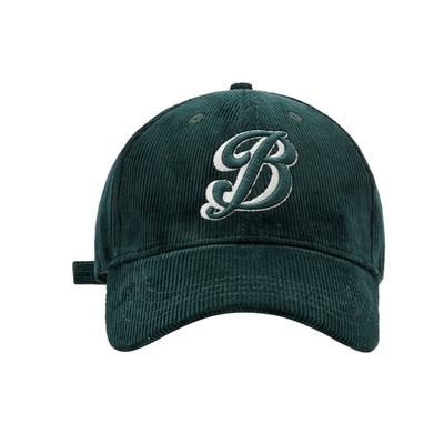 Mũ Lưỡi Trai Vải Nhung Thêu Họa Tiết 3D Phong Cách Retro Mỹ