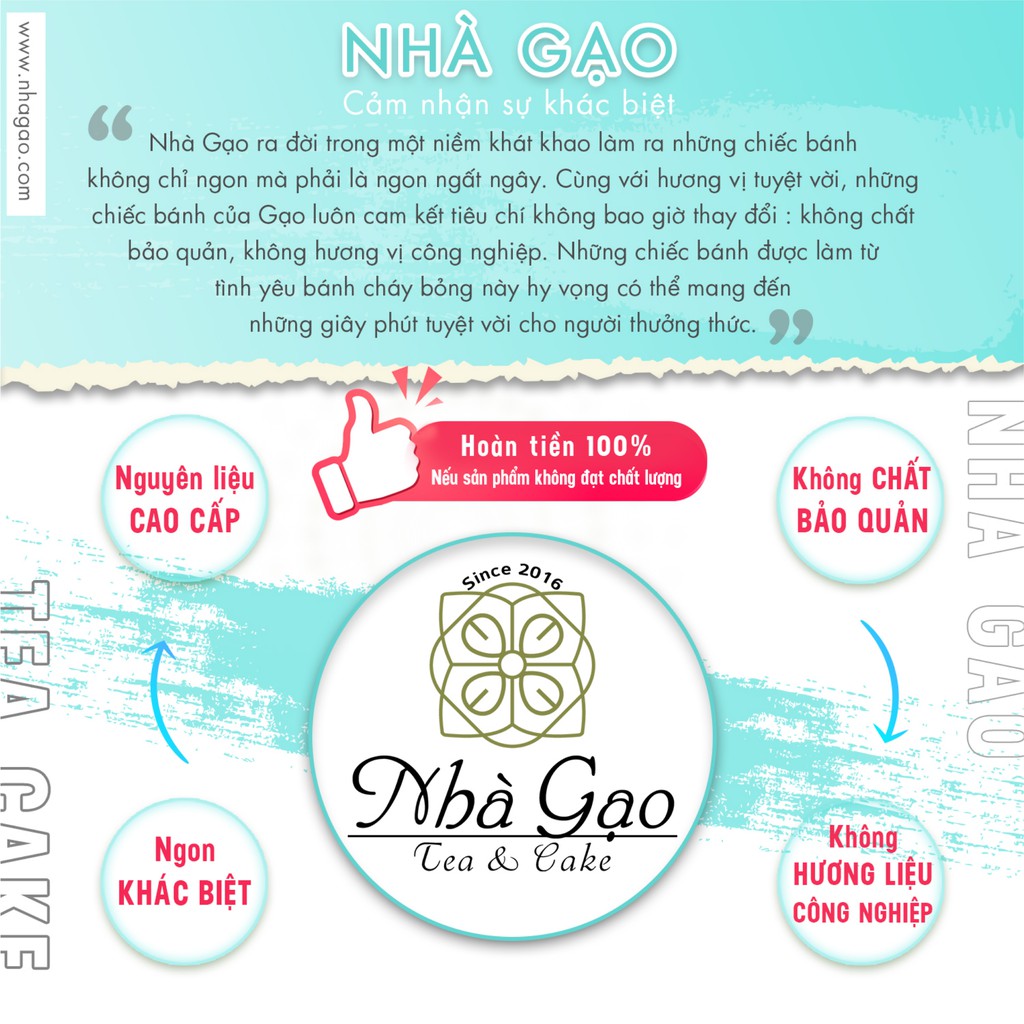 Kẹo nougat cao cấp Nhà Gạo vị sữa dừa hộp 300gr