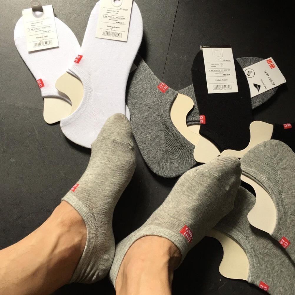Combo 5 đôi tất (vớ) lười (mắt cá chân) cotton co giãn ti thông hơi thoáng khí loại 1- TẤT NAM-HÀNG XUẤT NHẬT-