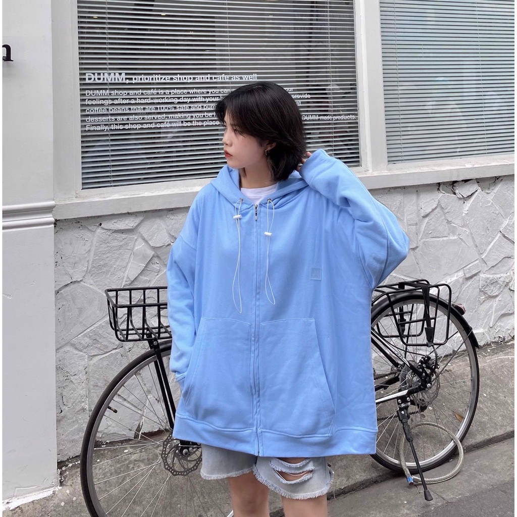 HOODIE FULLZIP "STORY VER2" BABY BLUE | BigBuy360 - bigbuy360.vn