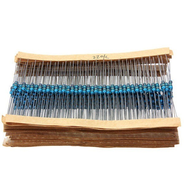 300 Cái / 600 Cái 30 Giá Trị 1 / 4W Điện Trở Kim Loại Bộ Phân Loại Kháng Bộ 1% Độ Chính Xác