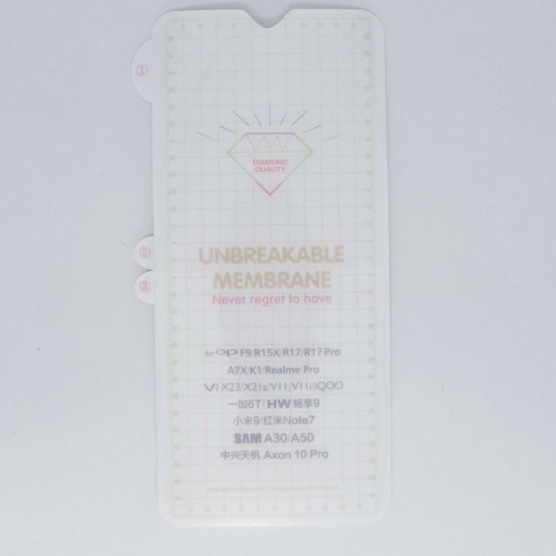Dán full PPF Dimond Quality Oppo F9/R15/R17/R17Pro Vivo V11/V11I Samsung A30/A50/M20 (Các mã dùng chung)