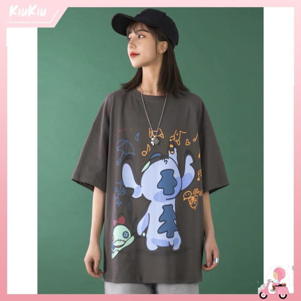 Áo Thun Tay Lỡ Unisex Form Rộng Kaws VẼ TRANH Nam Nữ Phong Cách Ulzzang KiuKiu