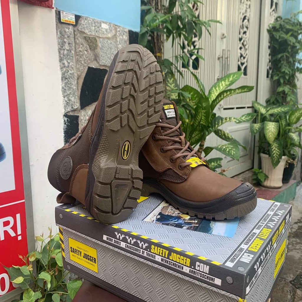 Giày Bảo Hộ Lao Động JOGGER RUSH cổ cao dây kéo chống đâm xuyên,chống dập ngón, chống sốc chống tĩnh điện | BigBuy360 - bigbuy360.vn
