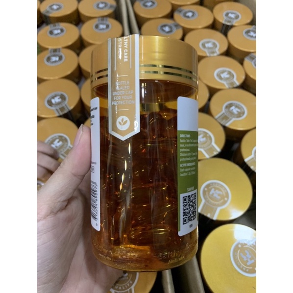 Mầm đậu nành Healthy Care Super Lecithin 1200mg 100 viên