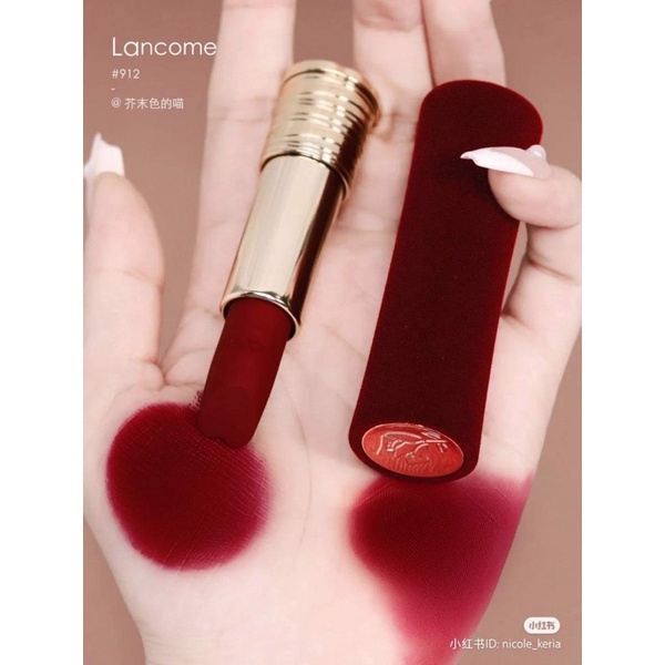 Son Lancome L'absolu Rouge Drama Matte 912 Love Bluff bản limited