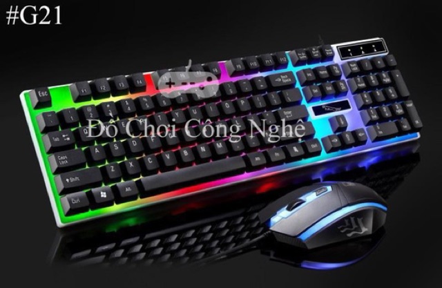 [ THANH LÝ ] Bộ Bàn Phím Giả Cơ Kèm Chuột Gaming G21 | BigBuy360 - bigbuy360.vn