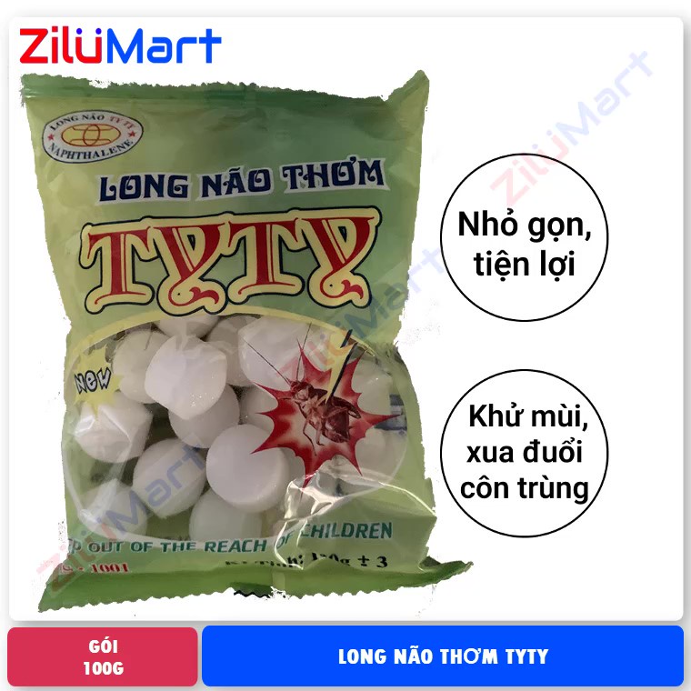 Long não Ty Ty viên tròn trắng loại 100g