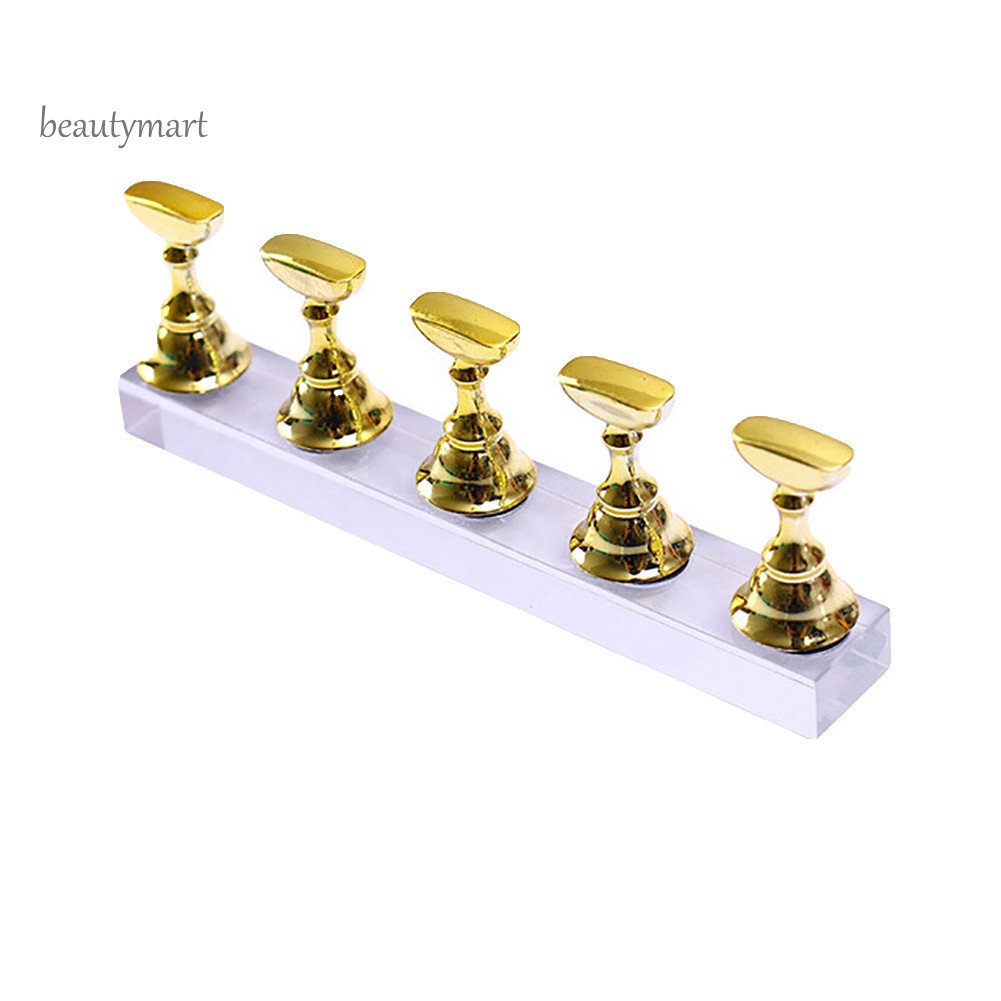 [Hàng mới về] Set 5 giá đỡ nam châm trưng bày móng gel UV