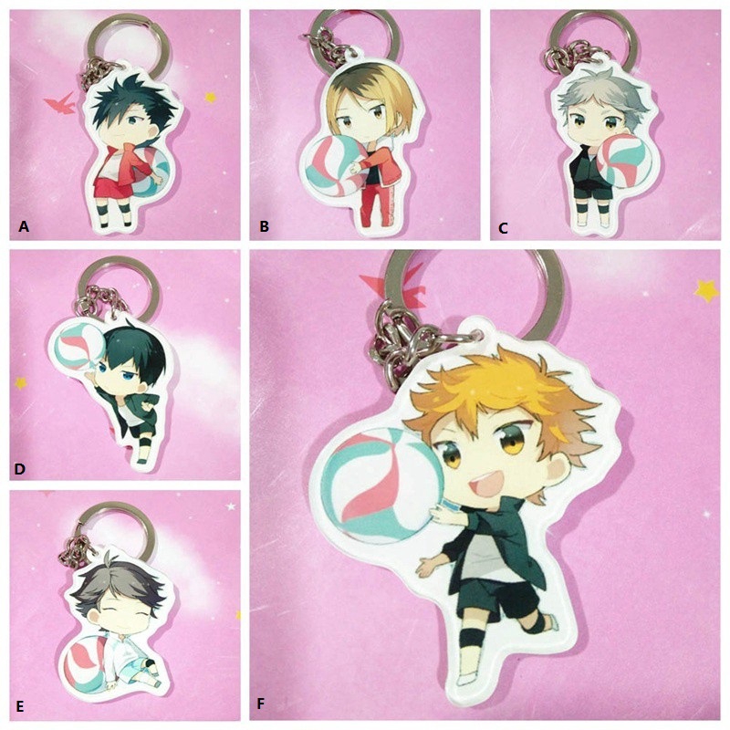 MỚI Móc khóa gắn điện thoại phong cách anime Haikyuu!!