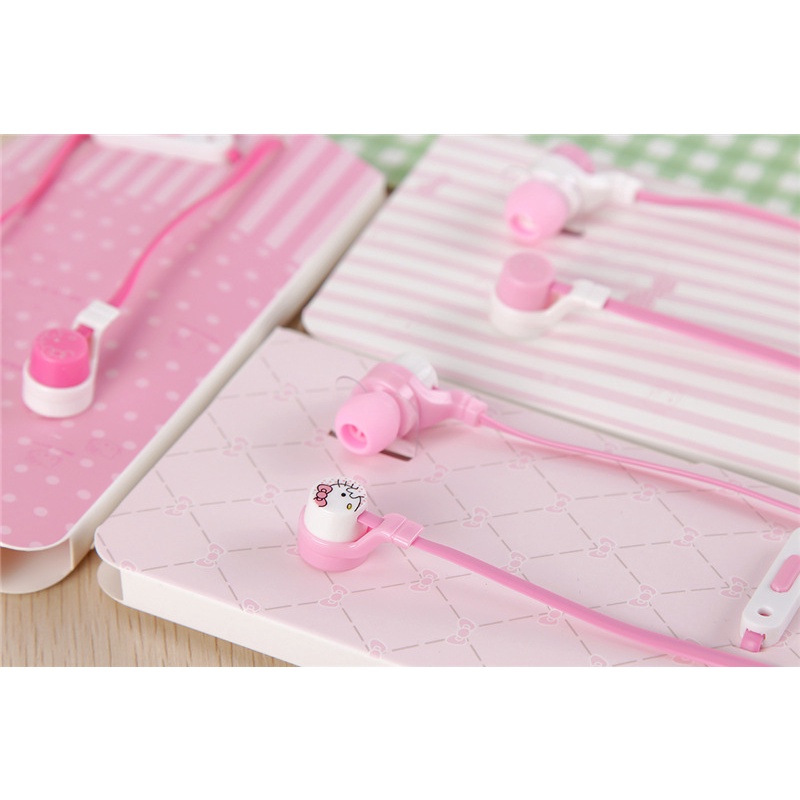 Tai Nghe Nhét Tai Mềm Hoạt Hình Phát Nhạc Sáng Tạo Cho Nữ