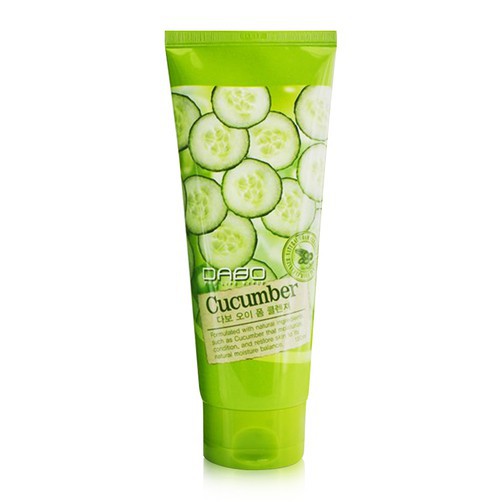 Sữa Rửa Mặt Trắng Da Dabo Dưa Leo Foam Cleanser 180ml sạch da, se khít lỗ chân lông ,mờ vết tàn nhang, giảm nếp nhăn