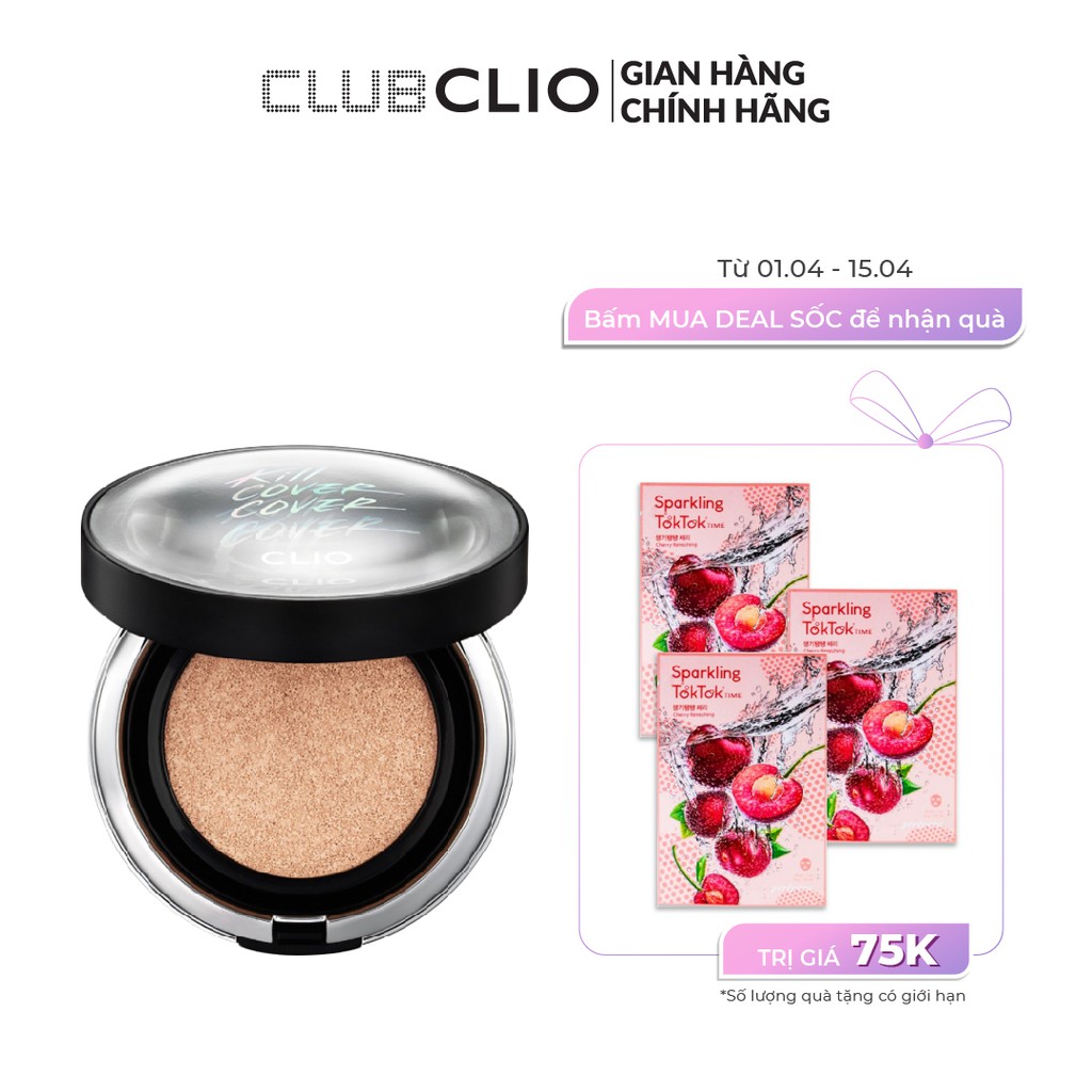 Phấn Nước Trang Điểm Clio Kill Cover Founwear Cushion Xp 20Ss Limited 15gX2lõi | BigBuy360 - bigbuy360.vn