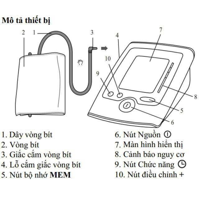 [NK Đức]Máy đo huyết áp bắp tay tự động Beurer BM35, hẹn giờ đo, lưu kết quả 4 người sử dụng