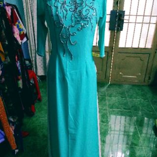 Bộ áo dài đinh đá pha lê