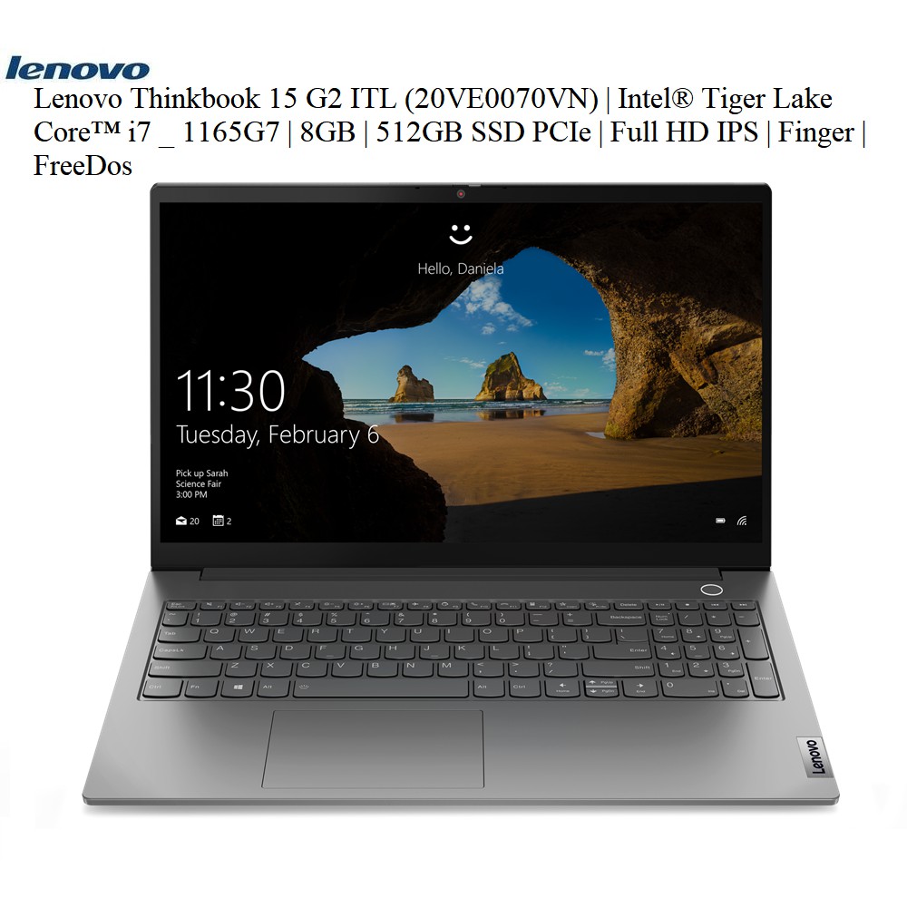 LapTop Lenovo Thinkbook 15 G2 ITL 20VE0070VN | Intel Core i7 _ 1165G7 | 8GB | 512GB SSD PCIe | 15,6&quot; FHD IPS | FreeDos