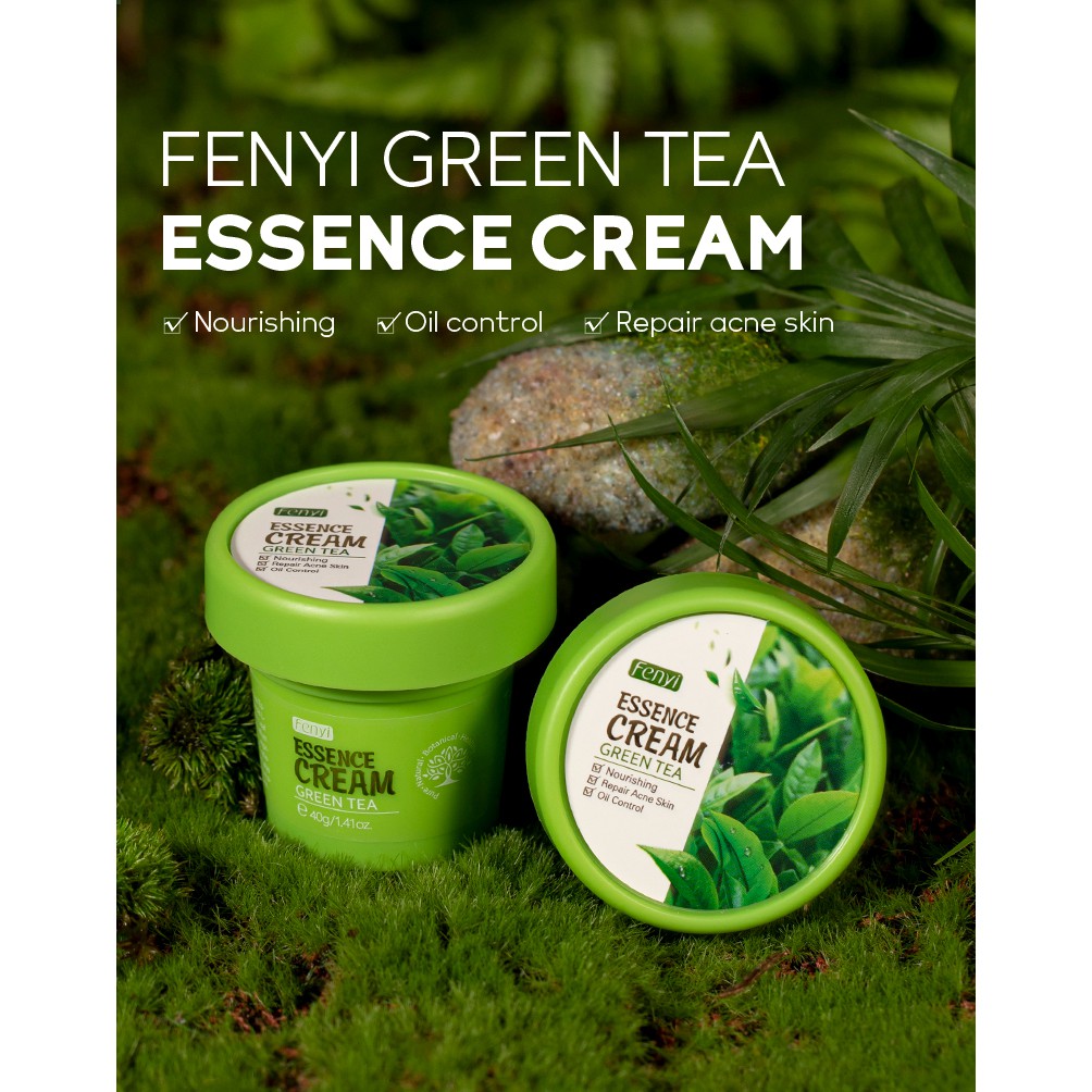 Fenyi Green Tea Face Cream Oil Control Moisturizing 40g