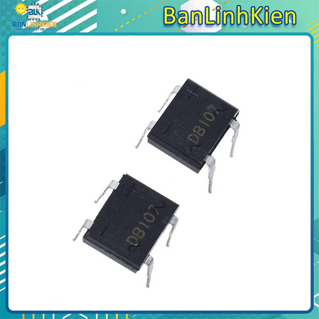 Diode cầu 1A DB107 Cắm/ Dán | WebRaoVat - webraovat.net.vn