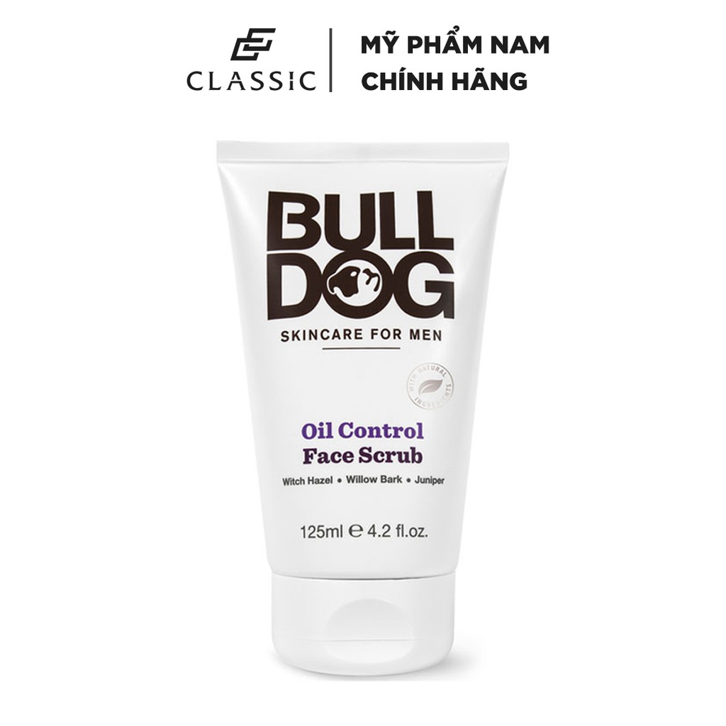 Tẩy Tế Bào Chết Nam Bulldog Oil Control Face Scrub - Da Dầu