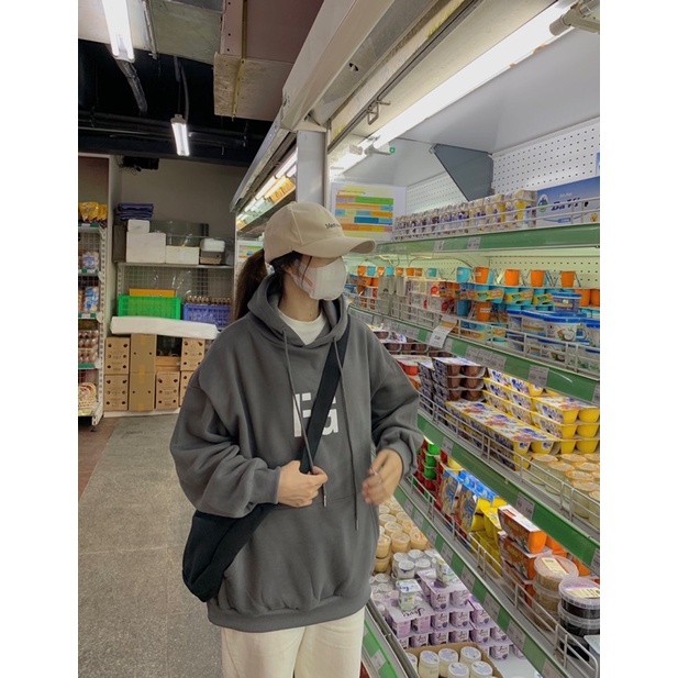 ÁO HOODIE NỈ QC MÀU LÔNG CHUỘT FG FREESIZE
