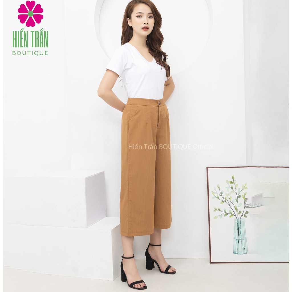 Quần đũi nữ ống rộng Ruby Fashion, dáng lửng, cạp chun sau, form rộng, nhiều màu sắc | BigBuy360 - bigbuy360.vn