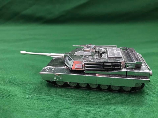 Mô hình 3D kim loại lắp ráp xe tăng M1 Abrams [Chưa lắp]