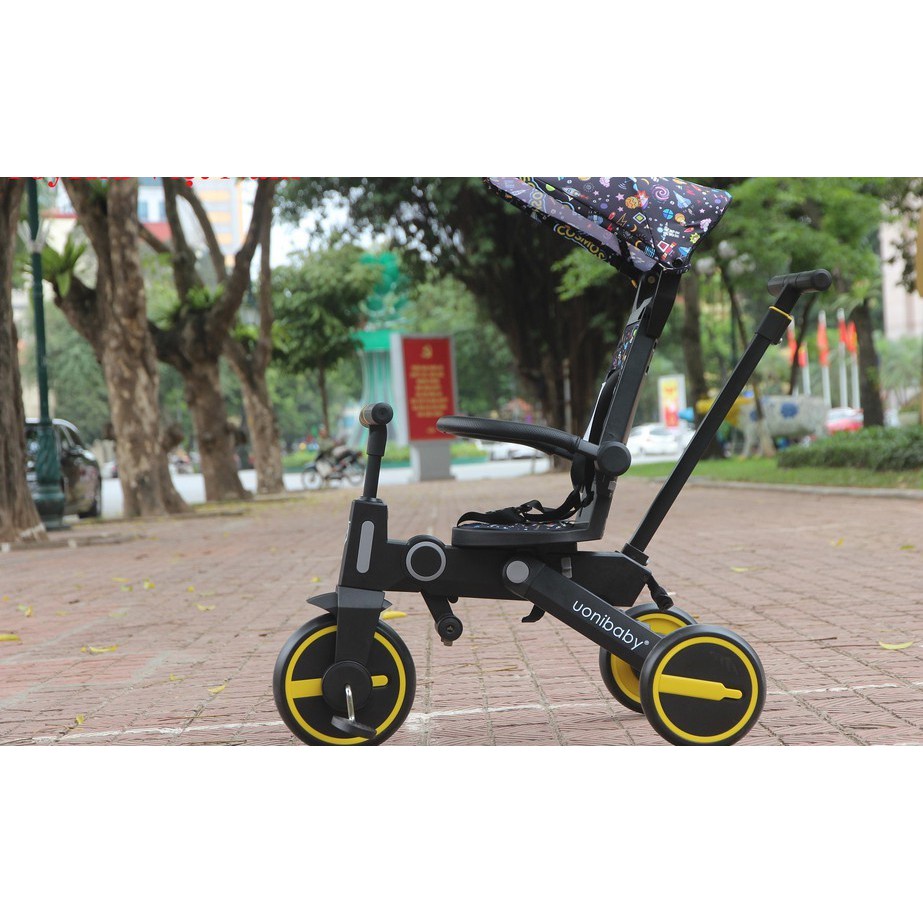 Xe Đẩy Trẻ Em 2 Chiều Kết Hợp Xe Đạp Trẻ Em Gấp Gọn UoniBaby SL-168