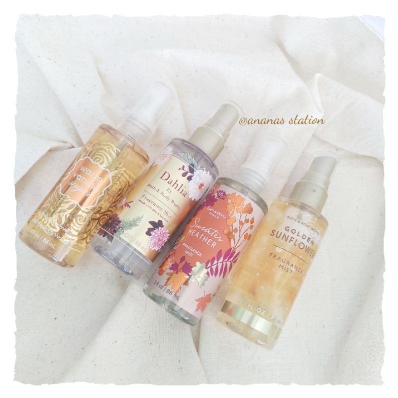 Bodymist Bath and Body Work 236ml - Travel size 88ml - SWEATER WEATHER (AUTUMN) - Bodymist | BigBuy360 - bigbuy360.vn