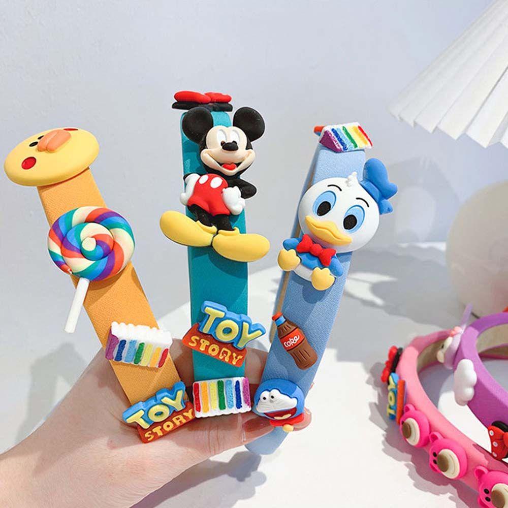 Băng Đô Cài Tóc Hóa Trang Chú Vịt / Dâu Tây Hoạt Hình Kiểu Hàn Quốc Dễ Thương Cho Bé