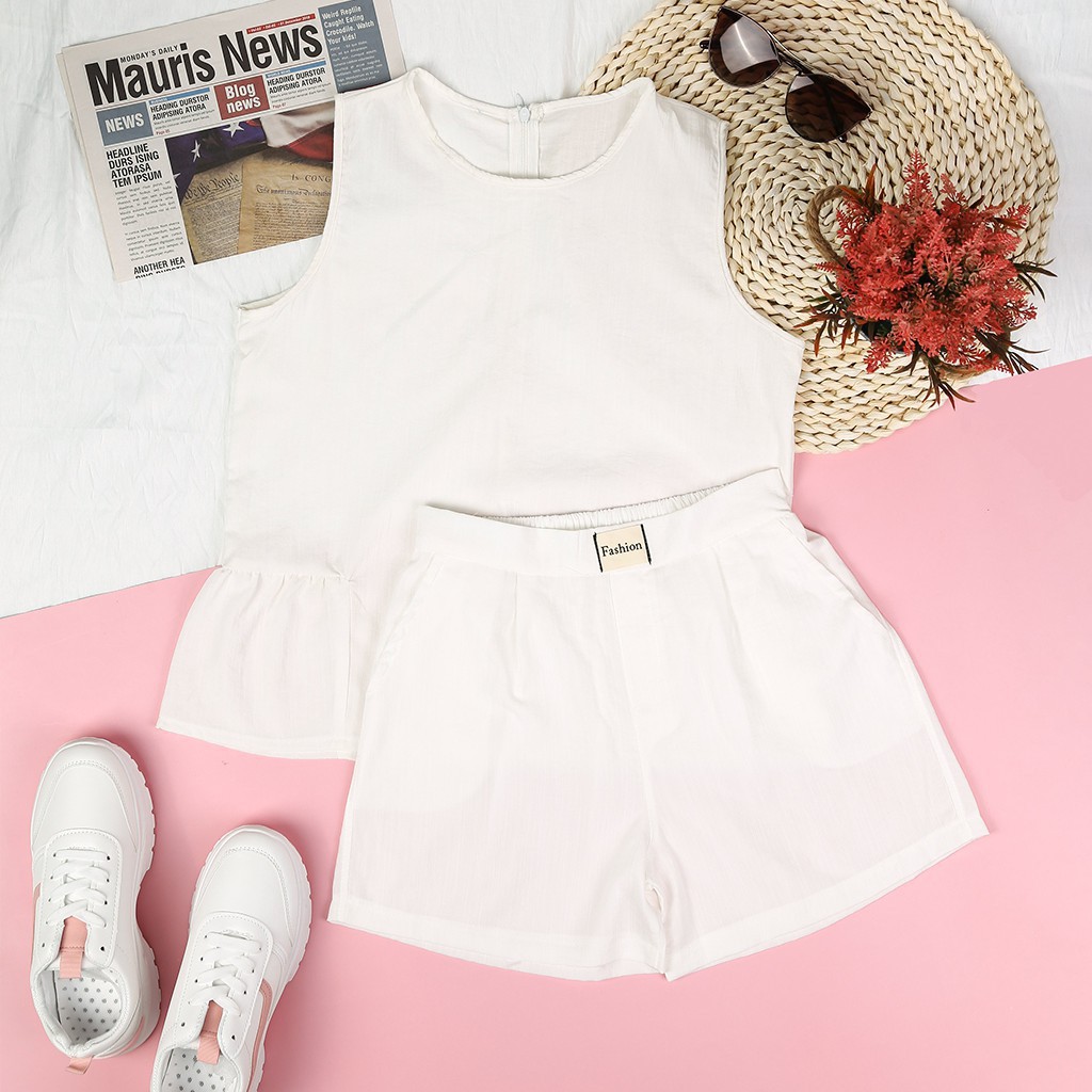 Đồ Bộ Nữ 💖[FREE SHIP ĐƠN 0đ] Đồ Bộ Mặc Nhà Đồ Ngủ Sát Nách Vải Đũi Không Nhăn, Siêu Mát Mẻ  Size 40 - 75kg | BigBuy360 - bigbuy360.vn