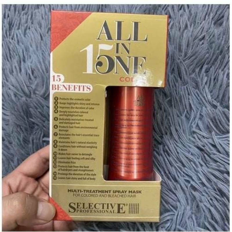 Kem xịt dưỡng Selective 15 trong 1 - Alo in oke color 150ml