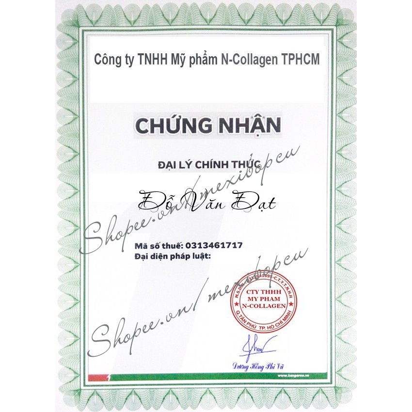 WHITE GLOW SKIN Kem face lạnh chính hãng N-COLLAGEN Ngân Collagen