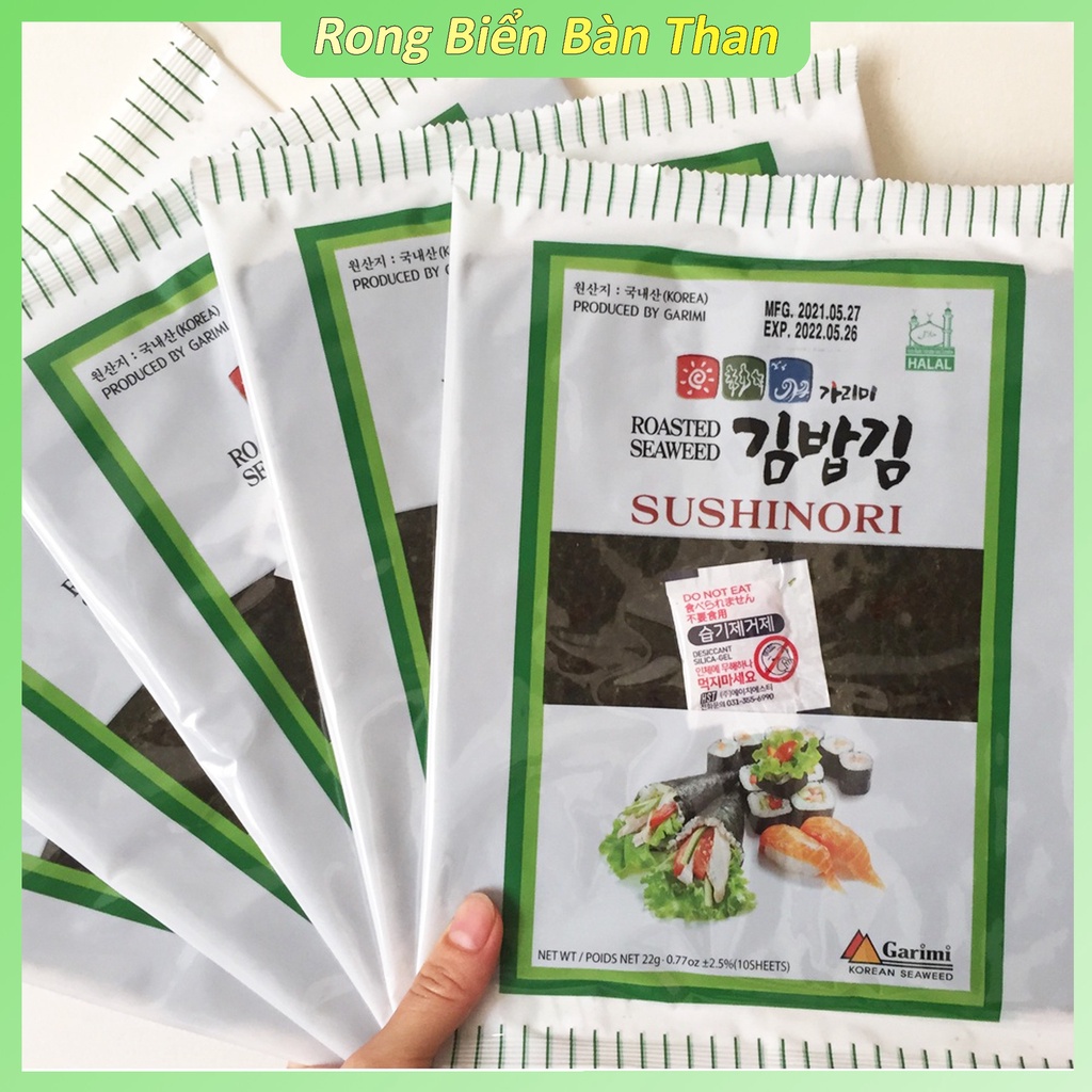 Rong Biển Cuộn Cơm - Rong Biển Bàn Than - Rong Biển Làm Kimbap, Sushi, Ăn Liền Cực Tiện Lợi - HCM
