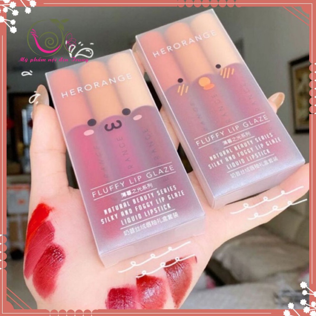 Sét 3 son kem lì  HER ORANGE siêu đẹp