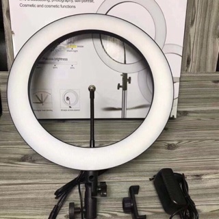 Bộ Đèn Livestream 36cm Gồm Đèn, Kẹp, Chân 2m - BÁN HÀNG, MAKE UP, SPA, PHUN XĂM NGHỆ THUẬT