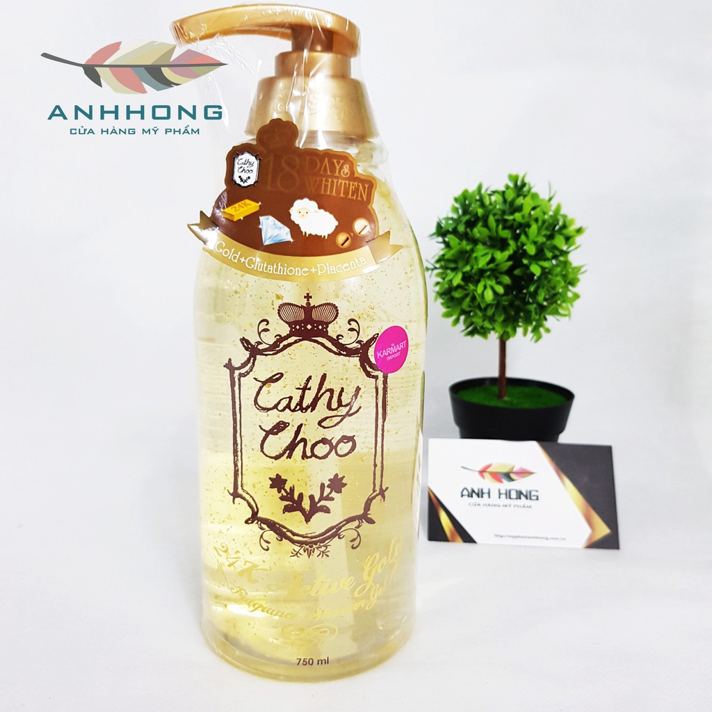 Sữa Tắm Choo Cathy Vàng 24K Active Gold 750ml