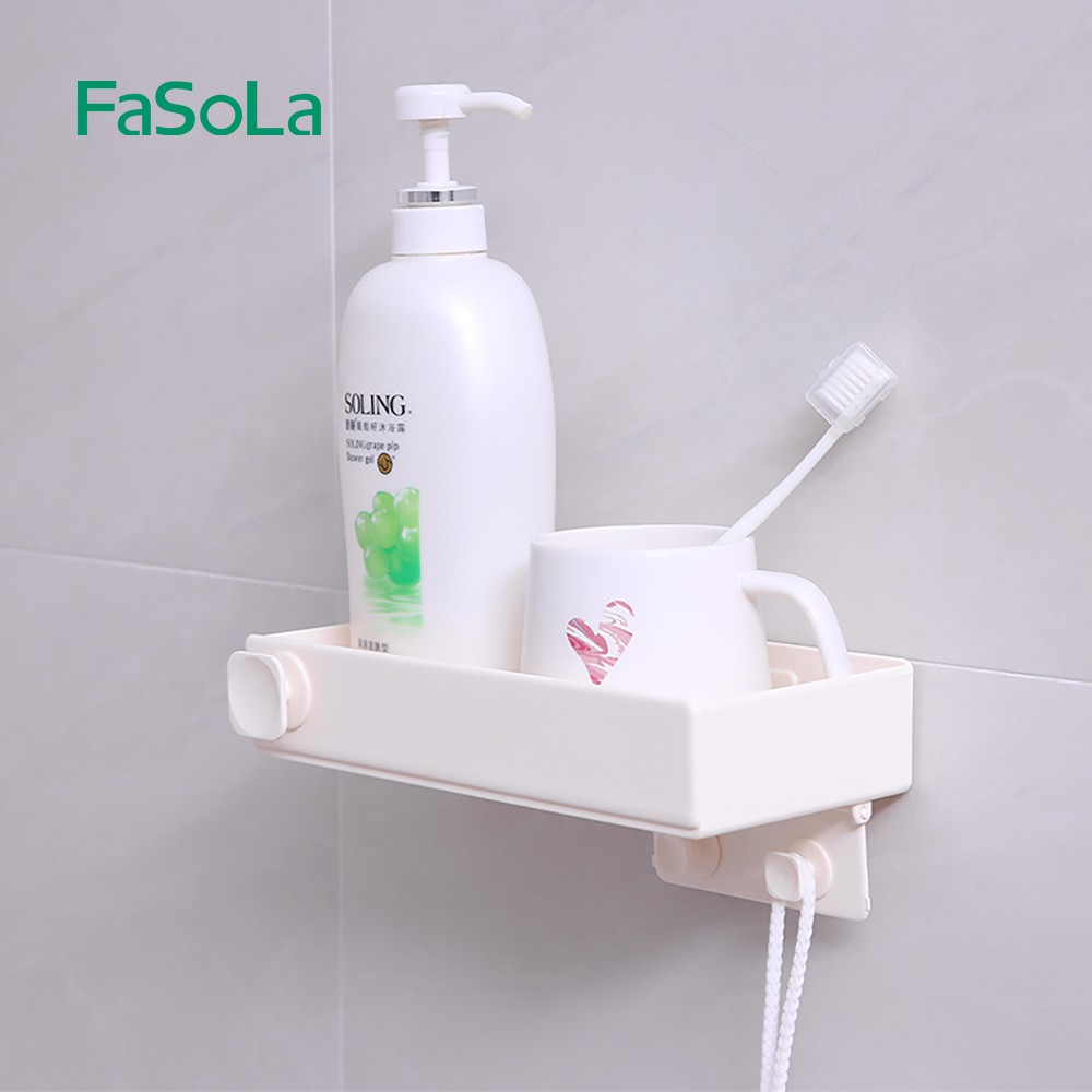 Kệ treo tường nhà tắm có quai treo chịu lực FASOLA FSLQJ-0177