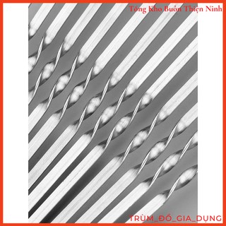 Set 10 Que Xiên Nướng Thịt Inox cao cấp