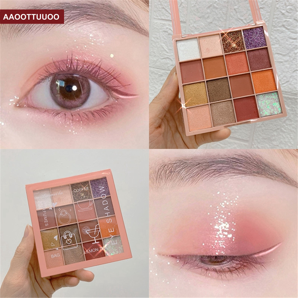 Bảng phấn mắt 16 màu long lành cho người mới trang điểm | BigBuy360 - bigbuy360.vn