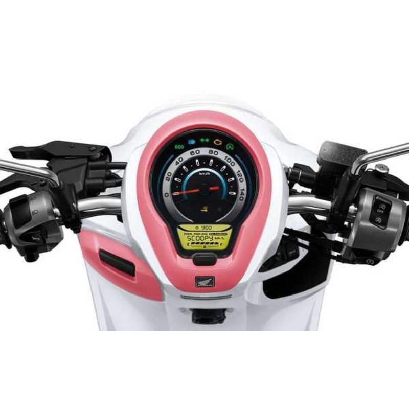 Combo 4 món màu Hồng cho xe Scoopy Trắng Hồng 2021-2022