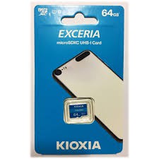 Thẻ nhớ MicroSDHC Kioxia Exceria 64GB UHS-I U1 100MB/s (Xanh) - Formerly Toshiba Memory