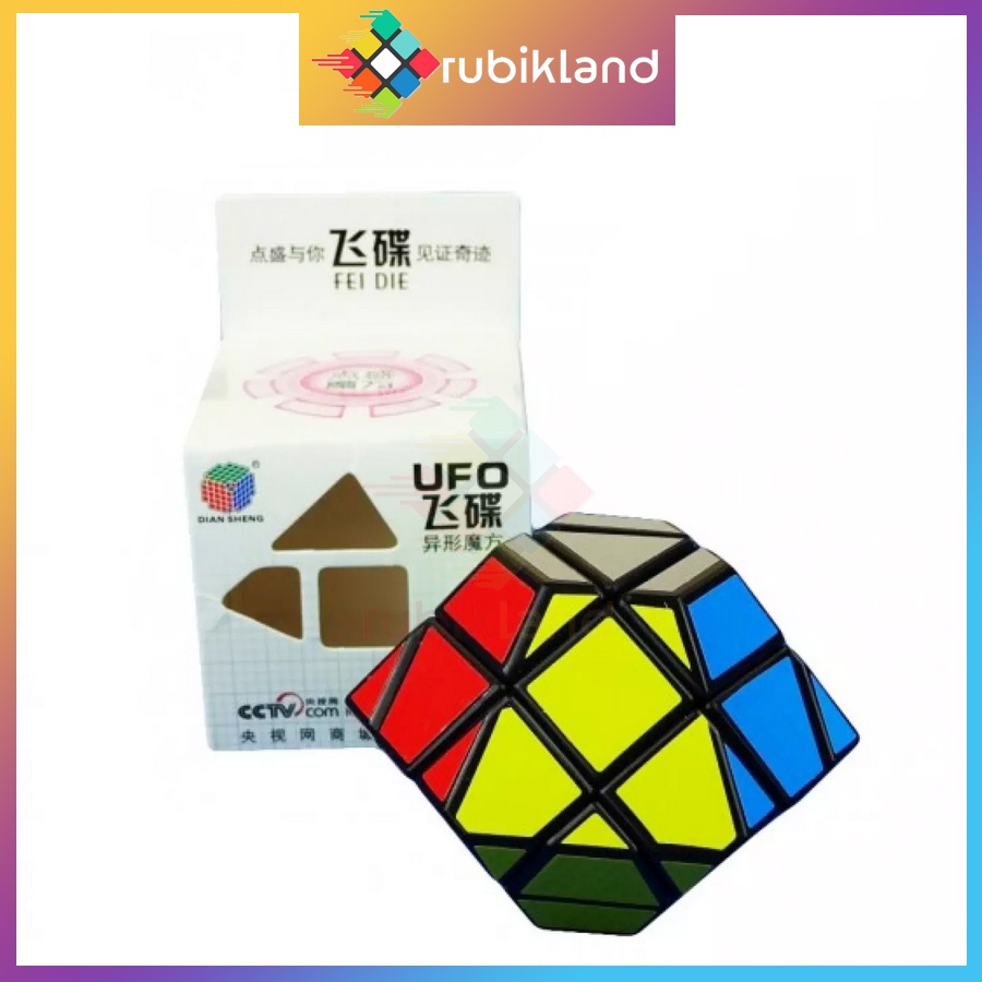 Rubik Biến Thể DianSheng UFO Cube Rubic FeiDie Đĩa Bay Đồ Chơi Trí Tuệ Trẻ Em