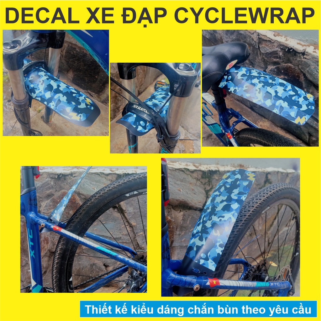 ☇№✸Dè chắn bùn xe đạp địa hình MTB ROCKSHOX 2021 | Mud Guard Bicycle Fenders CycleWrap