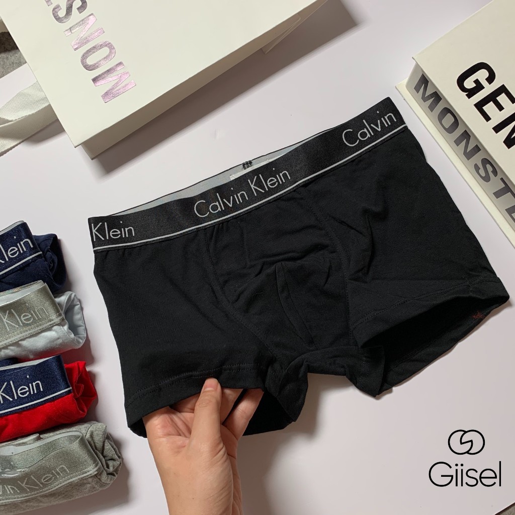 QUẦN LÓT NAM - Dạng quần sịp boxer dáng đùi - cotton co giãn - thấm hút mồ hôi - cạp nhỏ