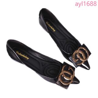 Giày Búp Bê Nữ Mũi Nhọn Size Lớn