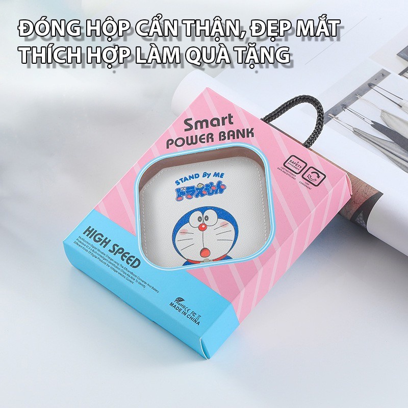 Sạc Dự Phòng Siêu Kute - Hình In Đáng Yêu Đa Dạng - Tiện Lợi - Đễ Dàng Sử Dụng  làm quà tặng (Có Kèm Dây Đeo)