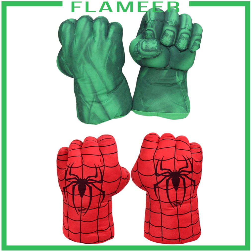 [FLAMEER] Soft Cartoon Boxing Gloves For Kids And Adults Plush Toy Gloves