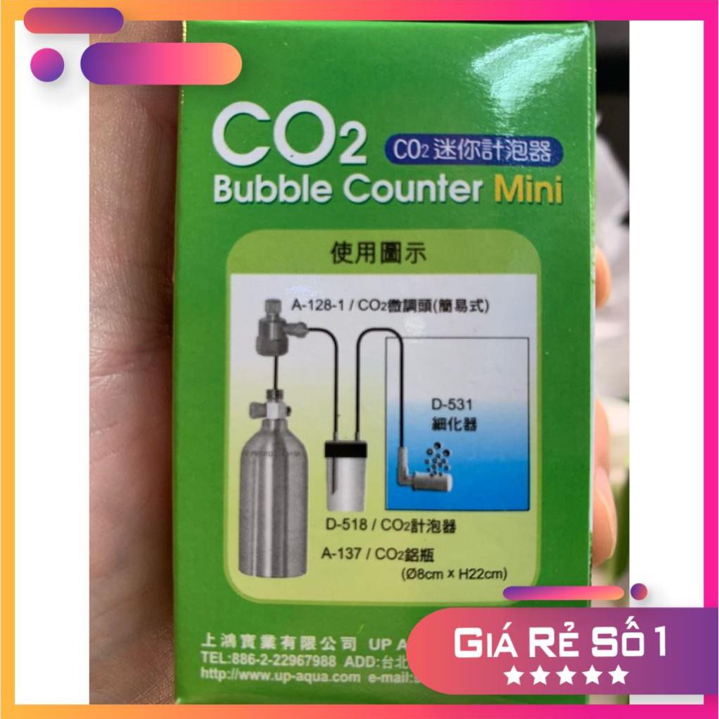 ☘ Bộ Đếm Giọt CO2 Up Aqua D518 ☘ Đếm Giọt - Canh Chỉnh CO2 Cho Bể Thủy Sinh