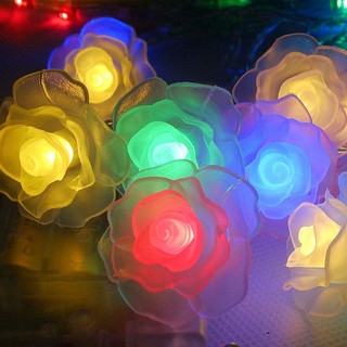 Rose Flower String Light LED Romantic Fairy Light Wedding Party String Lights